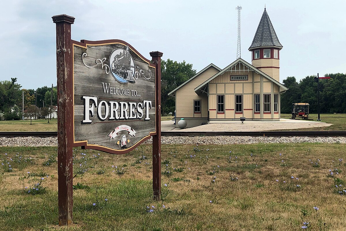 Forrest, Forrest Township, Livingston, Illinois, United States - Top Sehenswürdigkeiten