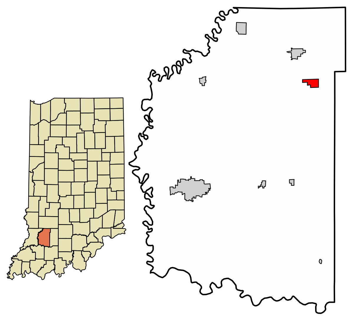 Gentryville, Jackson Township, Spencer, Indiana, United States - Top Sehenswürdigkeiten