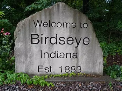 Birdseye, Indiana sign