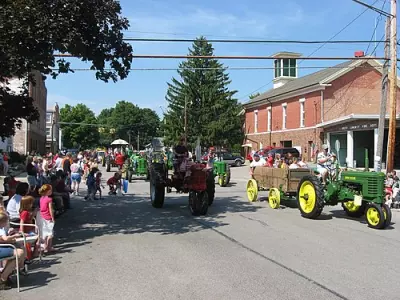 West Liberty tractor parade