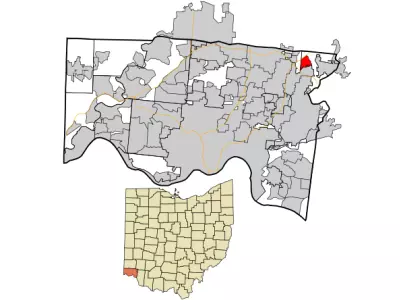 Hamilton County Ohio Incorporated and Unincorporated areas Sixteen Mile Stand highlighted