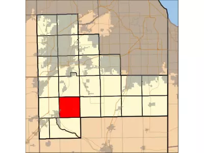 Map highlighting Florence Township, Will County, Illinois