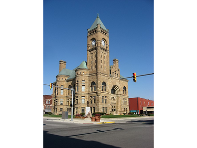 Blackford County Courthouse tower