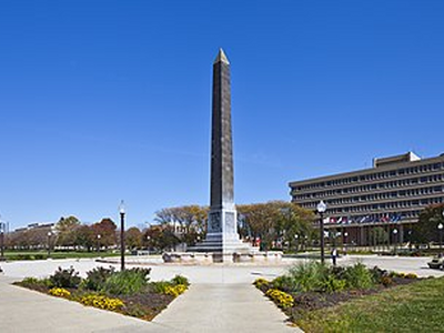 Indiana World War Memorial Plaza Indianapolis Estados Unidos