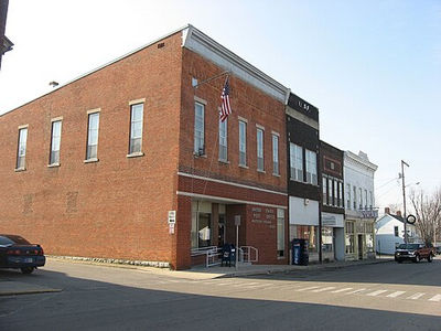 Main Street in Westport, Indiana