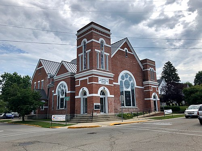 Liberty Presbyterian Church, Old Liberty High School, Liberty, IN (48491048831)