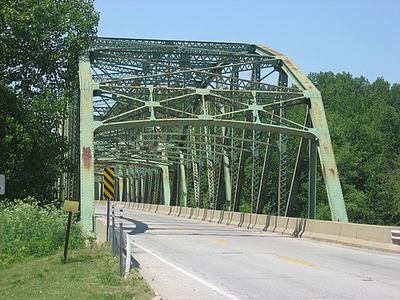 Montezuma bridge over the Wabash