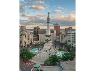 Monument Circle, Indianapolis, Indiana, USA Monument Circle, Indianapolis, Indiana, USA