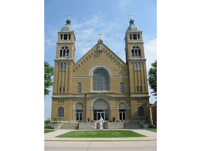 St. Bernard's Church in Burkettsville, front