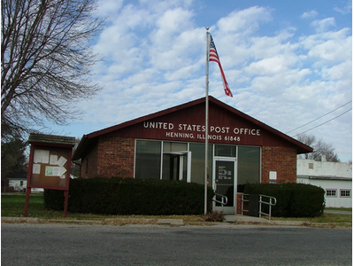 Henning Illinois post office