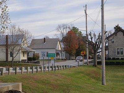Ithaca main street, northern end
