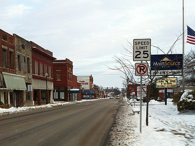 USA-IN - Jasonville, Mainstreet