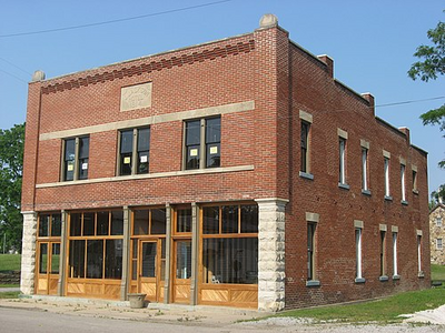 Joseph Jackson Hotel, southern side and front