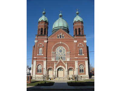 Immaculate Conception Catholic Church, Celina, front