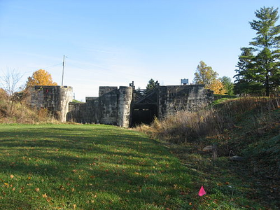 First lock at Lockington from below