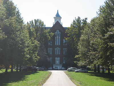 Union Christian College building in Merom