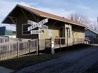 Hebron Indiana Train Depot 002