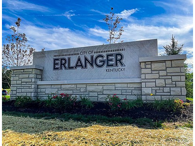 City of Erlanger Entrance Sign