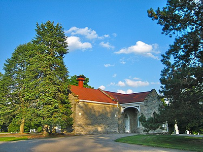Chapel at Highland Cemetery, Kentucky 03