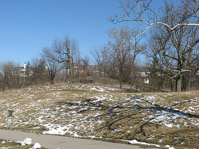 Burchenal Mound from the south