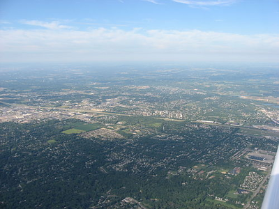 West Carrollton from 4500 feet