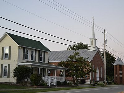 Main west of School, Donnelsville